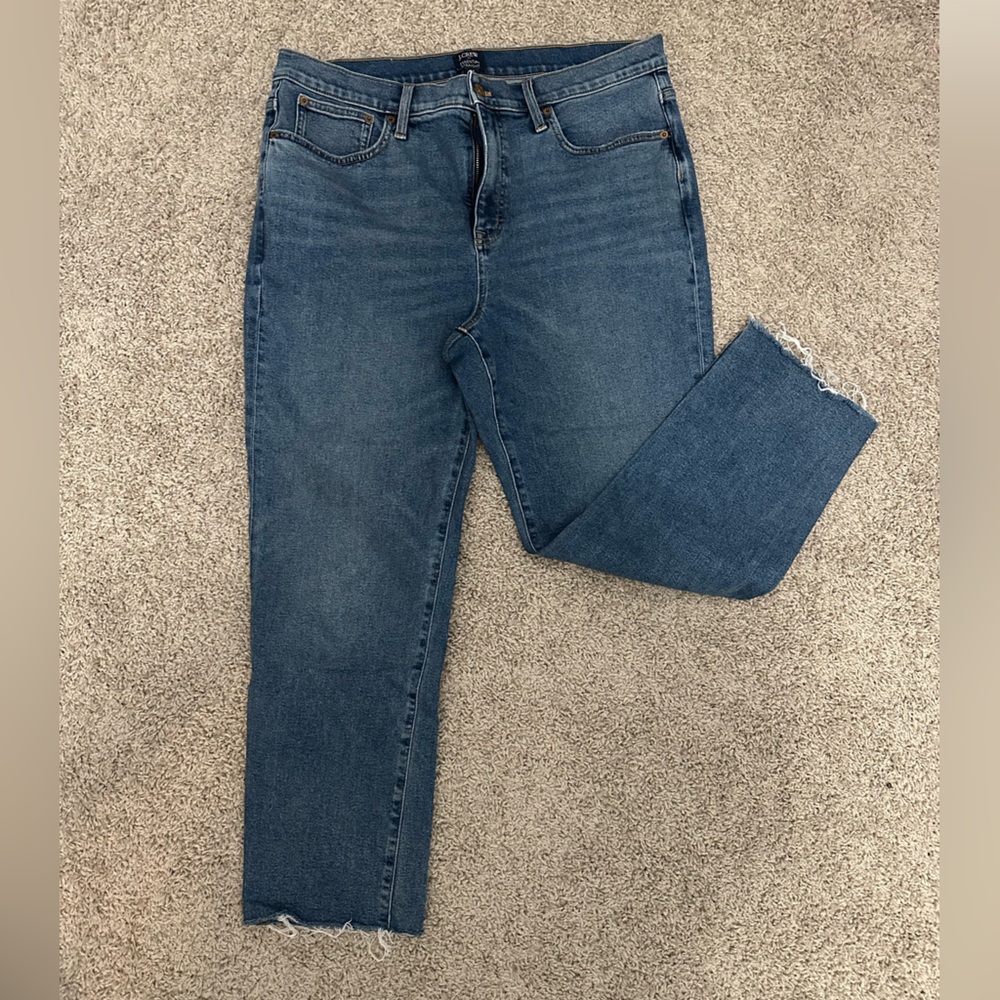 J. Crew Women's Skinny Jeans in Medium Blue Wash
